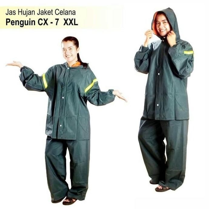 Agen Grosir Jas Hujan Penguin Cx7 Size Xxl Jaket Celana