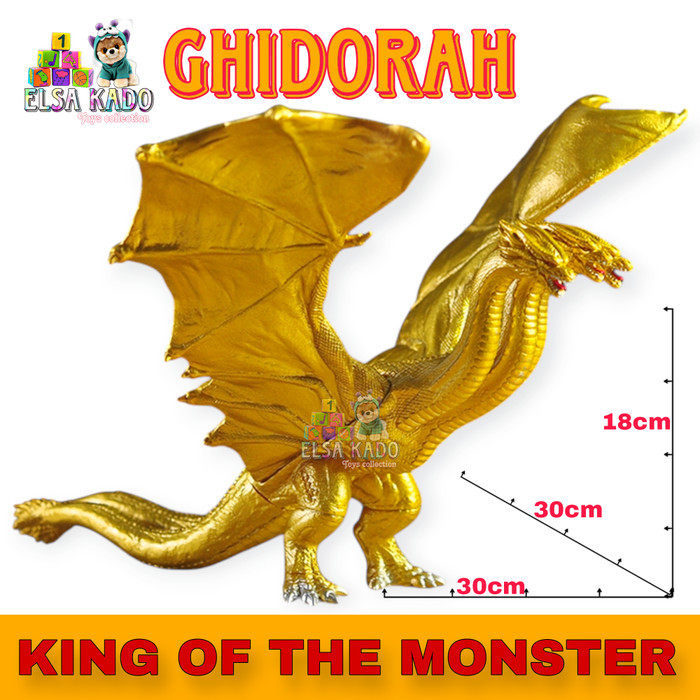 Action Figure King Ghidorah 2019 Movie Godzilla Action Figure Monster Mainan