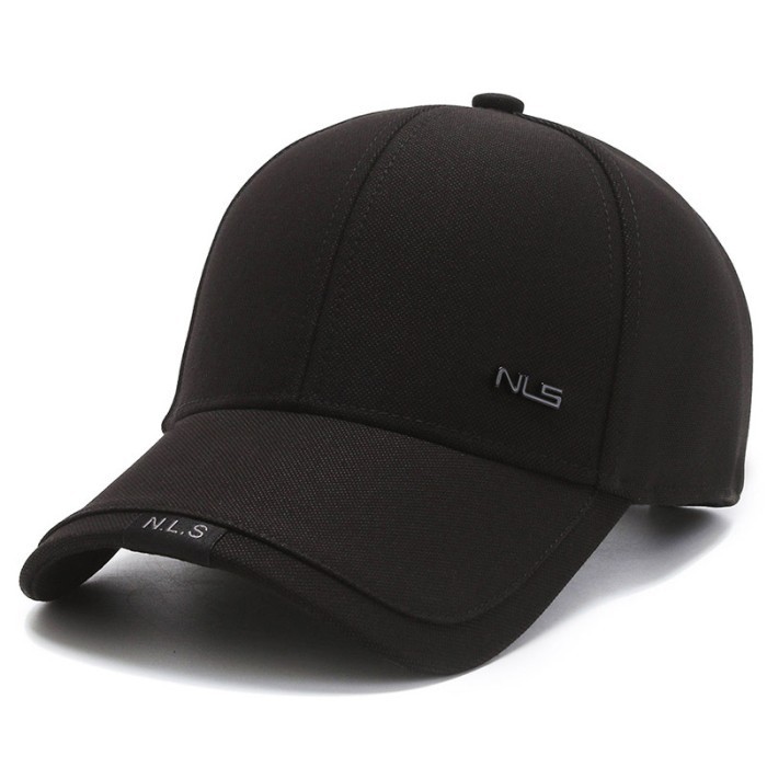 Promo WALTER NARASON Topi baseball topi pria topi wanita topi narason - BLACK
