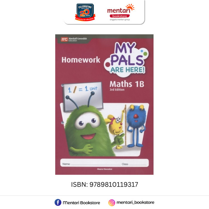 

My Pals Are Here! Maths Homework 3rd Edition Buku SD