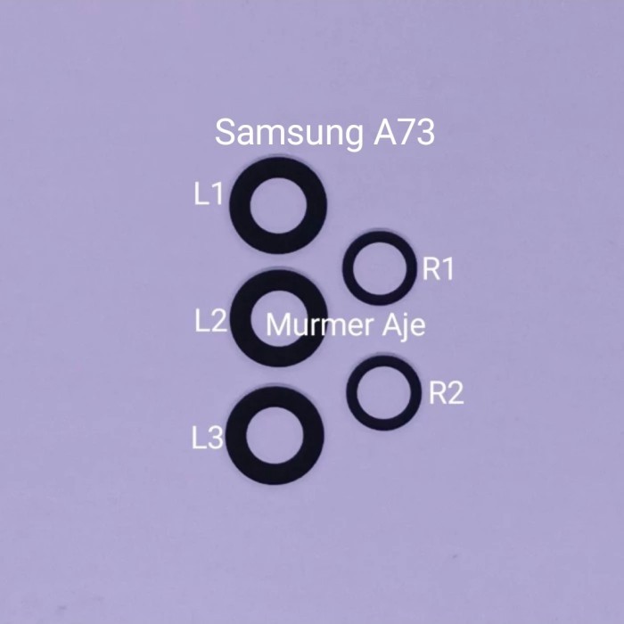 [MMA] Lensa camera kaca kamera belakang samsung a73 A73 oem