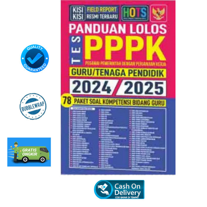 

Jurnal Panduan Lolos Tes Pppk Guru Dan Tenaga Pendidik Tahun 2024/2025 78 Paket Soal Kompetensi