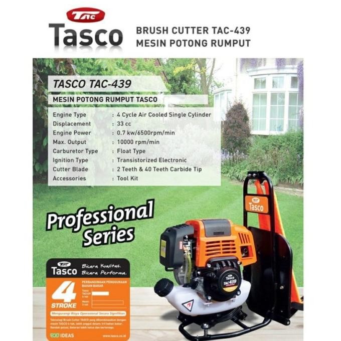 Mesin Potong Rumput Tasco 439 Potong Rumput Gendong Tasco 4 Stroke