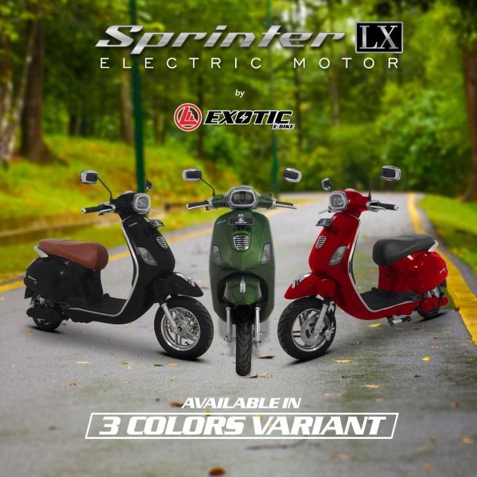 Ori - Sepeda Motor Listrik Vespa Listrik Sprinter Lx Pacific Exotic