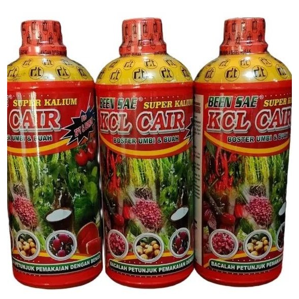 Super Pupuk Nutrisari Alami Kcl Cair 1Lt Kalium Murni Nutrisi Alami Tanaman Produk Original Pabrik