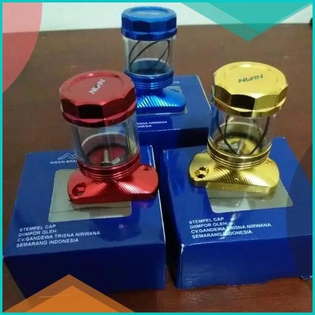 Tutup minyak rem nissin transparan honda yamaha 07D35Z4 harga grosir