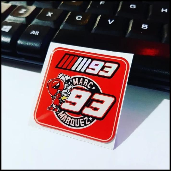 

TERBARU STICKER TIMBUL RESIN 94 MARC MARQUEZ STIKER LOGO LYCAL 3D KECIL SATUAN !!!