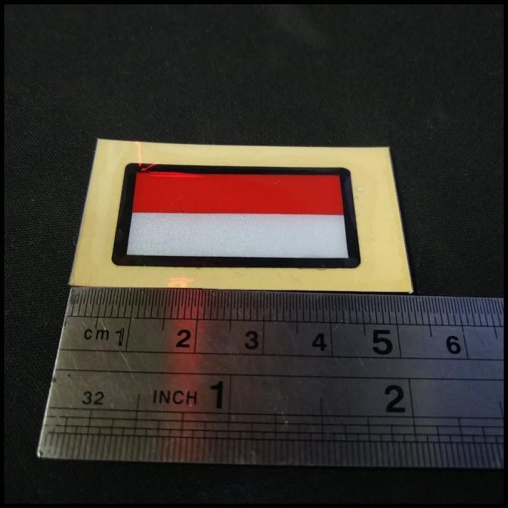 

TERMURAH STICKER TIMBUL RESIN MERAH PUTIH 4X2CM !!!!!
