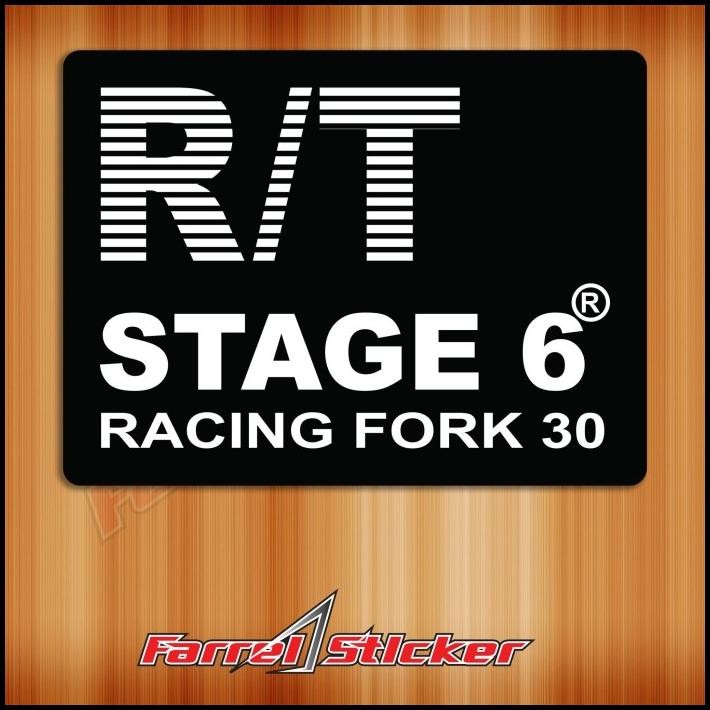 

TERMURAH STIKER RT STAGE 6 STICKER R/T STAGE HITAM !!