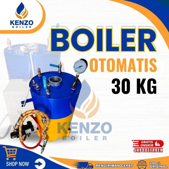 boiler otomatis 30kg kenzo boiler otomatis
