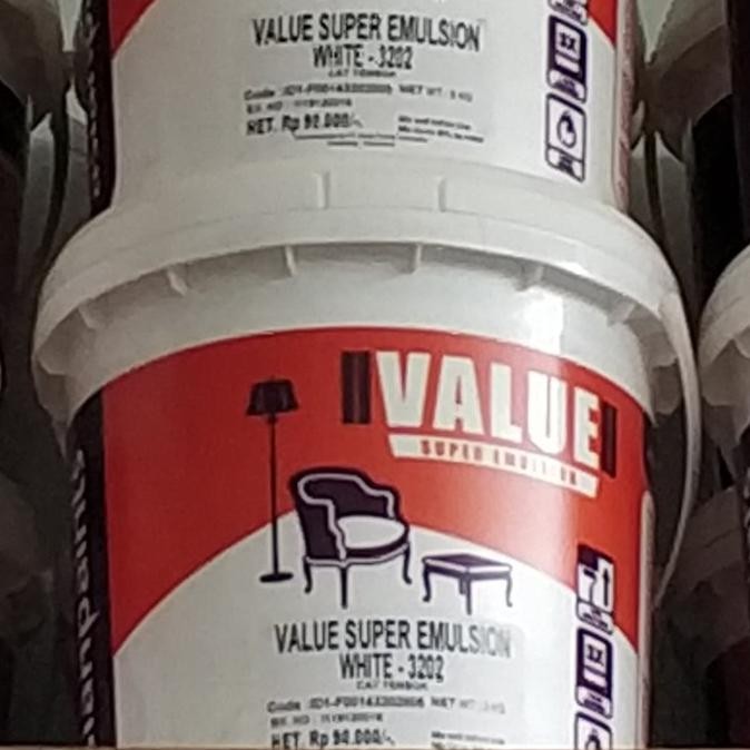 ,,,,,,,] Cat Tembok Asian Paint Value Putih