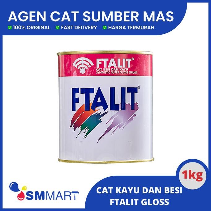

CAT FTALIT GLOSS CAT KAYU DAN BESI / CAT KAYU BESI SEMUA WARNA 1KG ORIGINAL