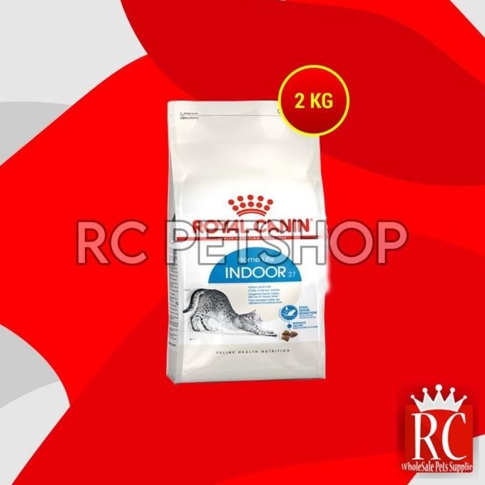 

CAT FOOD / MAKANAN KUCING ROYAL CANIN INDOOR 27 2 KG ORIGINAL