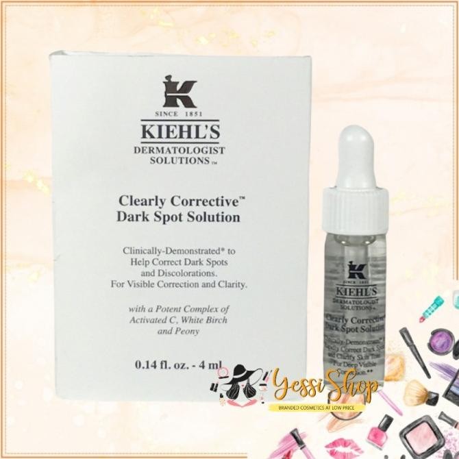 TERBARU - KIEHLS CLEARLY CORRECTIVE DARK SPOT SOLUTION 30ML / 15Ml / 4ML