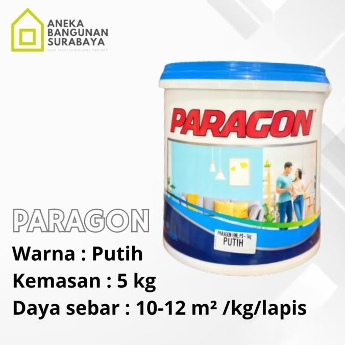 

CAT TEMBOK PARAGON PUTIH 5KG ORIGINAL