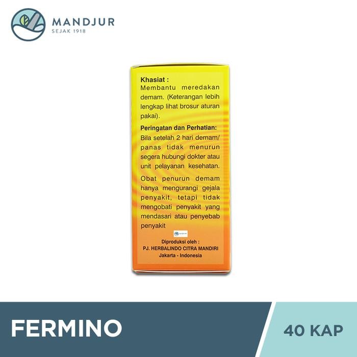 Fermino (Kapsul Ekstrak Cacing Tanah) 40 Kapsul - Obat Tifus / Tipes
