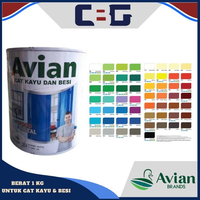 

CAT AVIAN HIGH GLOSS ENAMEL ( UNTUK KAYU DAN BESI ) 1 KG ORIGINAL