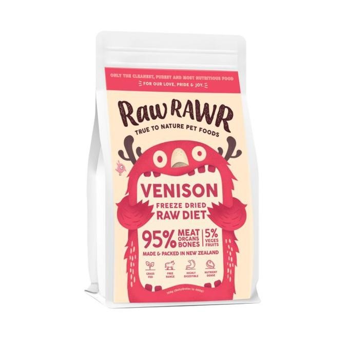 

RAW RAWR VENISON RAW FREEZE DRIED DOG & CAT FOOD ORIGINAL