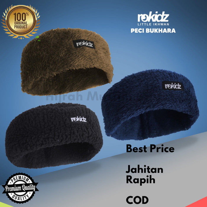 Peci Songkok Bulu Peci Turki Peci Bukhara Peci Bulu Rusia Anak