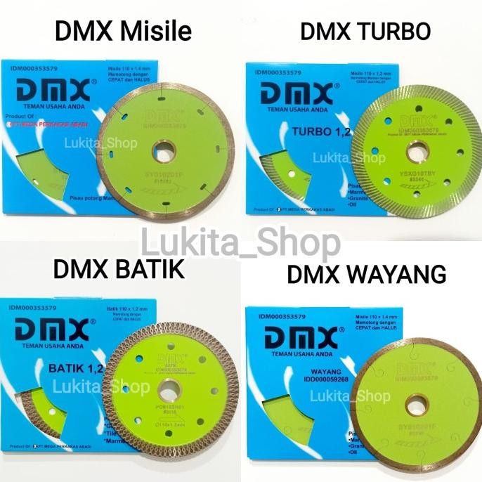 

Berkualitas Mata Pisau Keramik Marmer Granit (Diamond Wheel) DMX 4" Original Murah