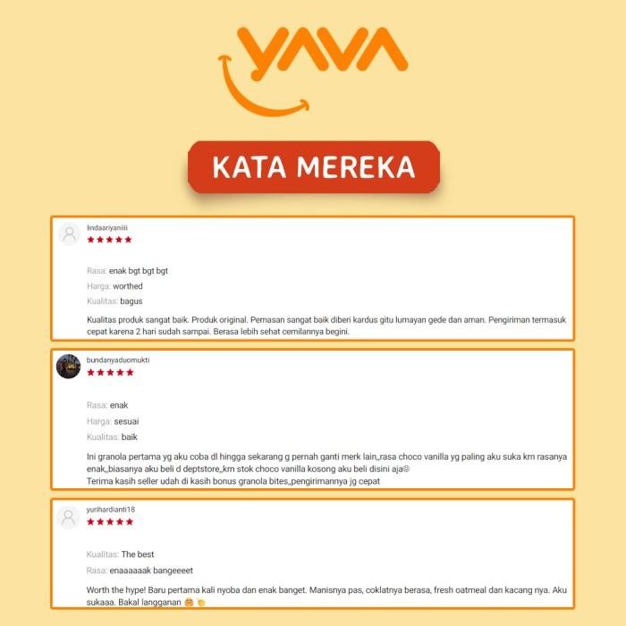 

Yava Paket Granola 4 Rasa (4 X 400G)