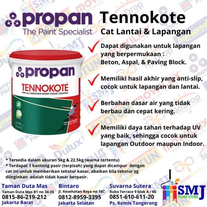 

CAT LAPANGAN PROPAN TENNOKOTE 5 KG ORIGINAL