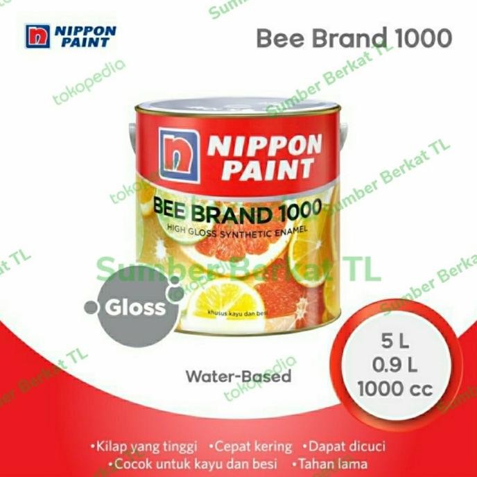 

CAT KAYU DAN BESI 0.9L BEE BRAND 1000 BY NIPPON PAINT ORIGINAL