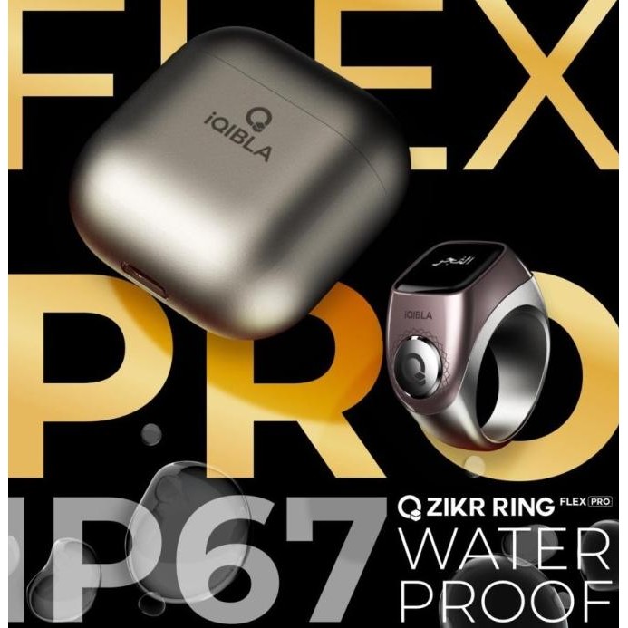 iQibla Zikr F04 Ring Flex Pro Tasbih Digital Zikr Ring Flex F04 Pro Original
