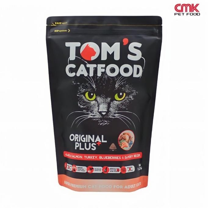 

MAKANAN KUCING TOM'S CAT FOOD ORIGINAL 1.2KG ORIGINAL