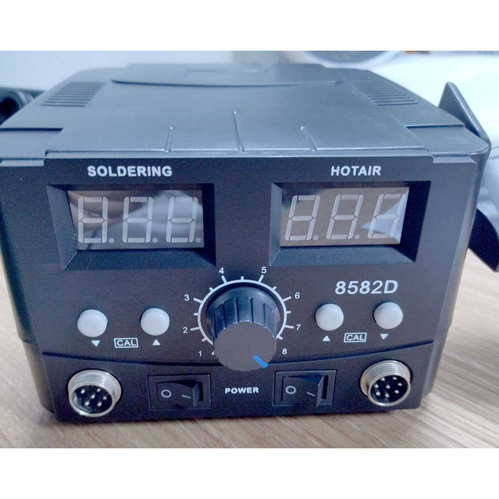 Mypovos Soldering Station 2in1 Solder + Hot Air Heat 750W - 8582D