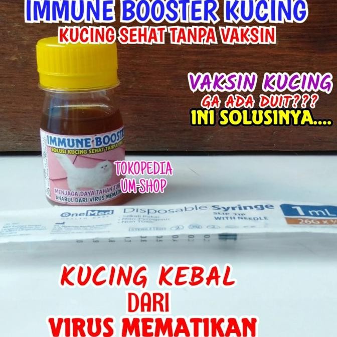 

IMMUNE BOOSTER CAT KUCING TANPA VAKSIN IMUN BOOSTER VITAMIN MURAH ORIGINAL