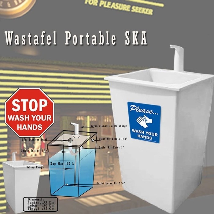 Wastafel Portable