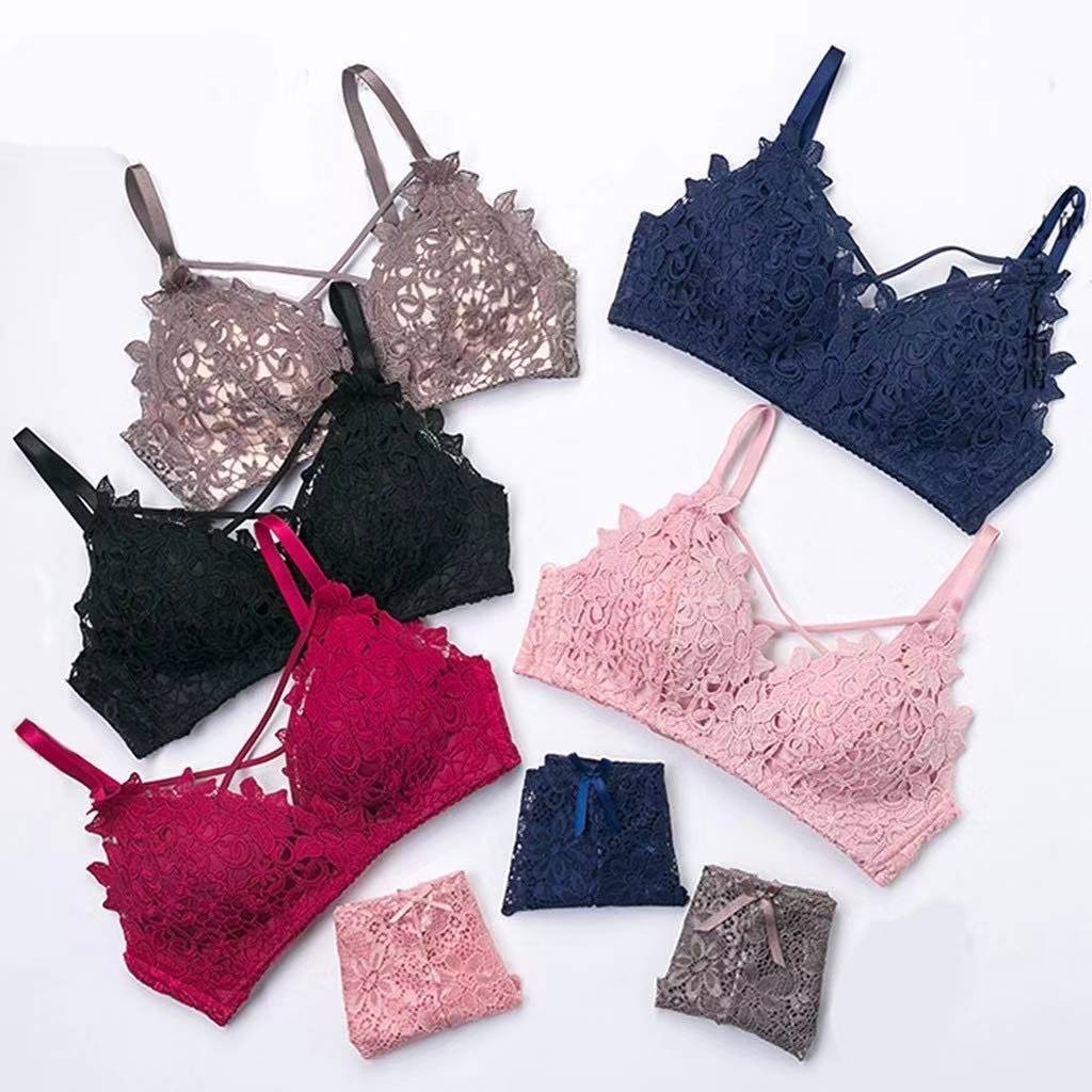Set Bra Beha Kutanh Perempuan Busa Sexy Terbaru 2025 Satu Paket Kutang Cawet Remaja Prmpuan Terbuka 