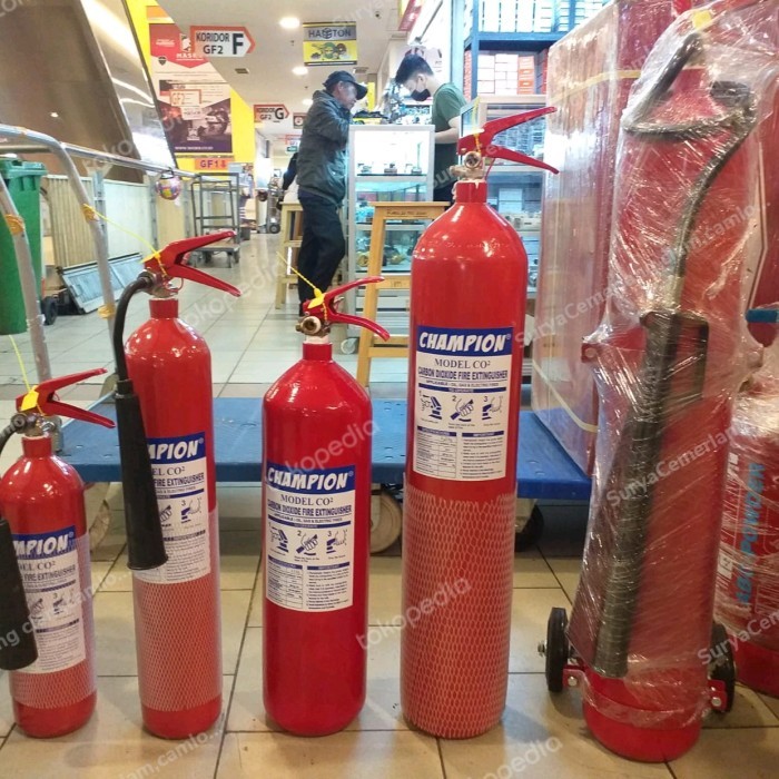 Jual Apar Champion Co2 6 Kg + Troly