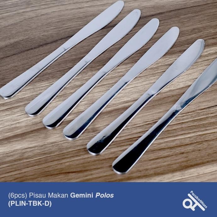 

Berkualitas (6 pcs) Pisau Makan Hotel Stainless Steel Table Knife Tebal