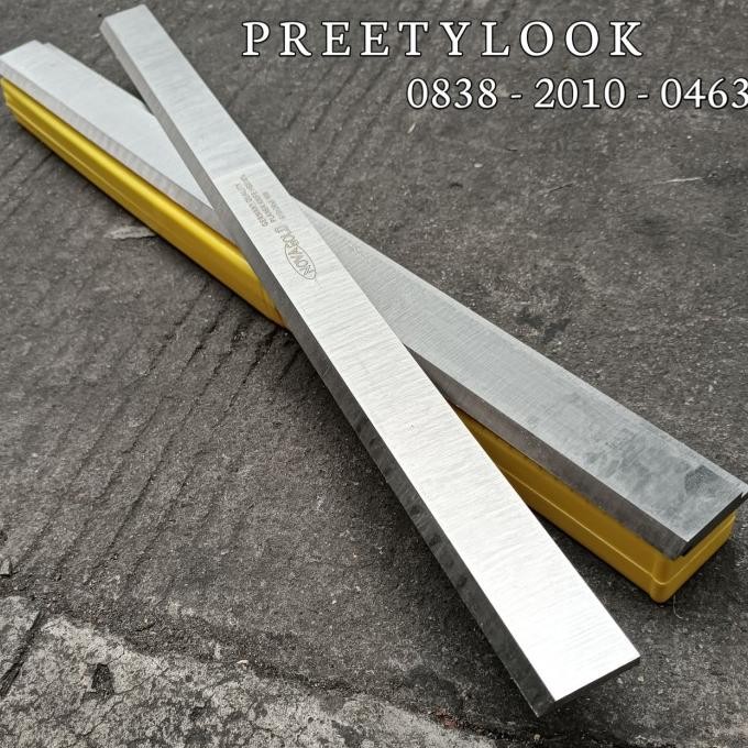 

Berkualitas Pisau planer 610 x 38 x 6 Mm Double planer Knife hss nova Gold