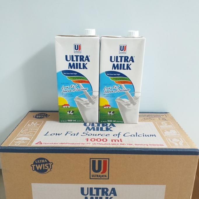 

Terlaris Susu Ultra Milk Low Fat 1 Liter 1 Dus - Via Gojek Ready Stok