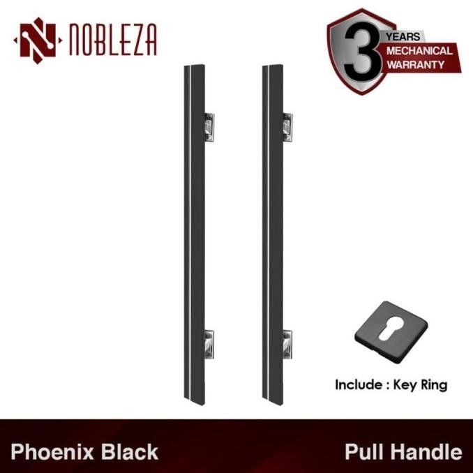 "'''] NOBLEZA Phoenix Hitam 60 cm Pull Handle Gagang Tarikan Pintu Rumah