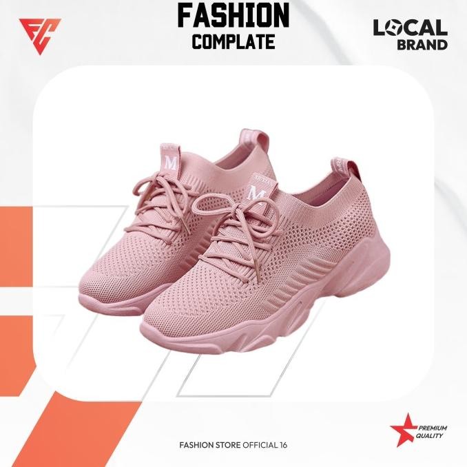 SEPATU PUTIH WANITA IMPORT SEPATU CEWEK SNEAKERS TINGGI TERBARU LAMP
