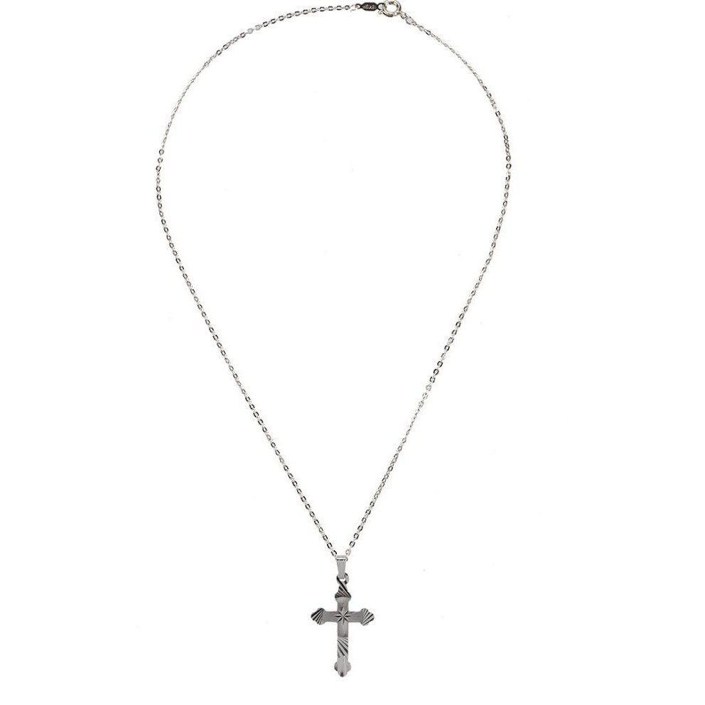 Baru 1901 Jewelry Kalung Salib Silver