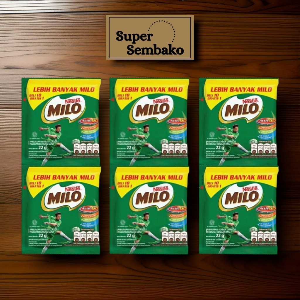 

SUSU BUBUK MILO RASA COKLAT RENCENG 22gr ISI 10 SACHET