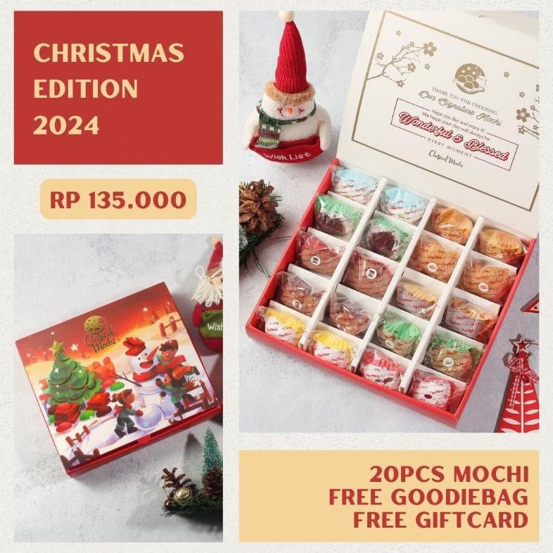 

Box isi 20 Edisi Xmas - Classical Mochi