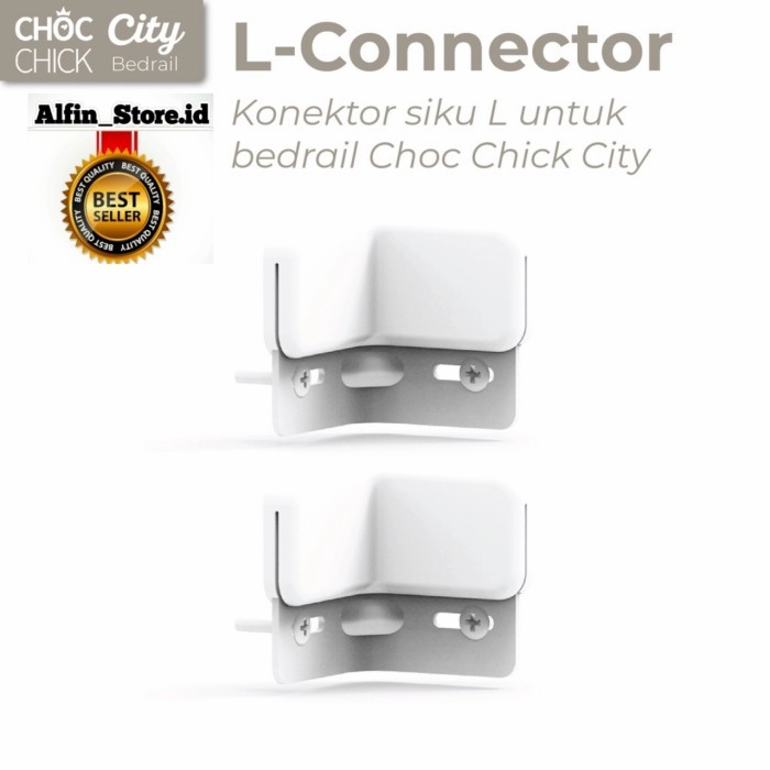 Choc Chick CITY L-Connector untuk Instalasi L Pagar Kasur Bedrail Anak