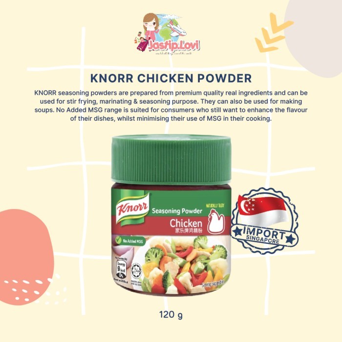 

Termurah Knorr Singapore Chicken Powder Non Msg Ready