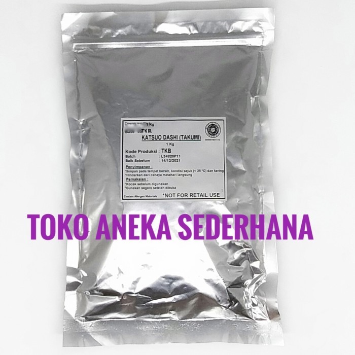 

Termurah Katsuo Dashi Takumi / Kaldu Ikan Hondashi 1K ( Halal ) Ready