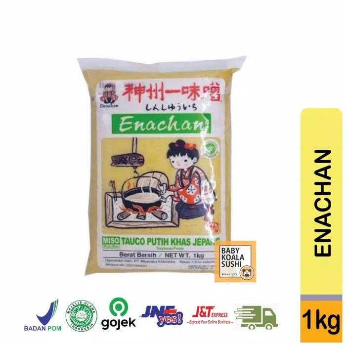 

Termurah Enachan Pasta Miso Putih 1 Kg Halal Tauco Ala Jepang Untuk Sup Ready