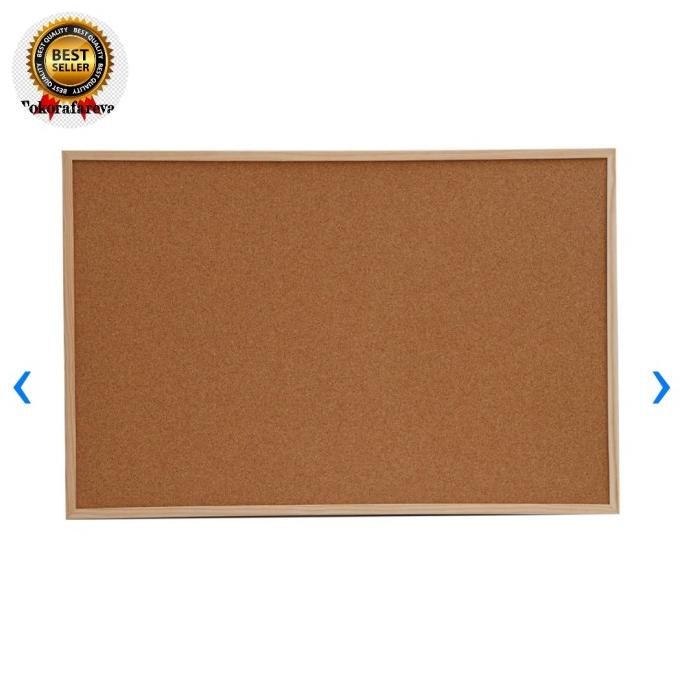 

Papan tempel corkboard 90 cm x 60 cm