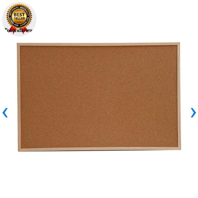 

Papan tempel corkboard 90 cm x 60 cm