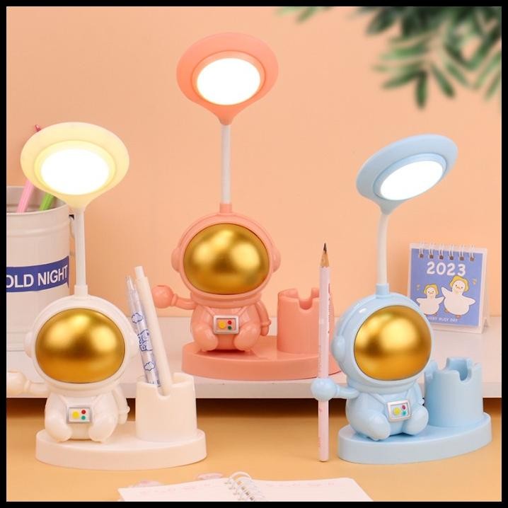 

Lampu Astronot Serutan Lampu Meja Belajar Portable Tempat Pensil