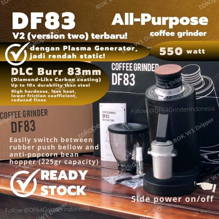 DF83 Coffee Grinder All Purpose 83mm burr - DF83 Turin / Solo / G-iota